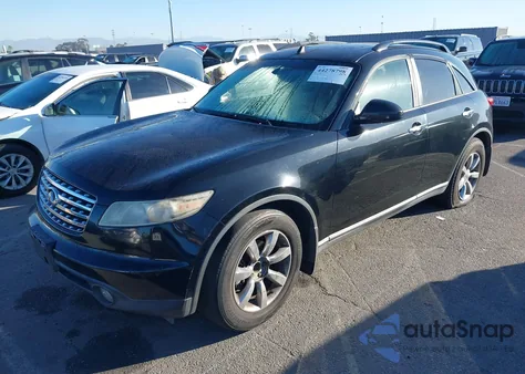 2004 Infiniti Fx35 из США, поврежденный, VIN JNRAS08UX4X105194